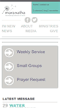 Mobile Screenshot of maranathacrc.com